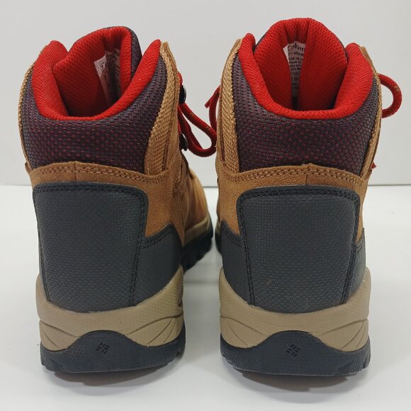 Columbia Women Newton Ridge Plus WP Amped Hiking Boot Elk/Red BL4552-286 - Picture 3 of 14